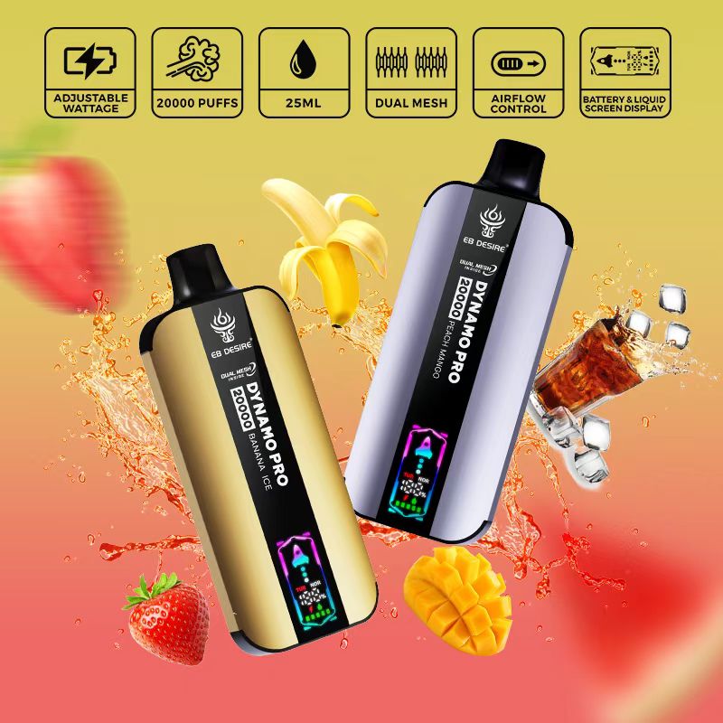 EB DESIRE puff 20k Puff 20000 puffs disposable vapes eu warehouse business style premium metal case animation LED screen dual mesh coil vape coming puff 25k 30k vapers